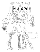 Monster high coloring pages draculaura