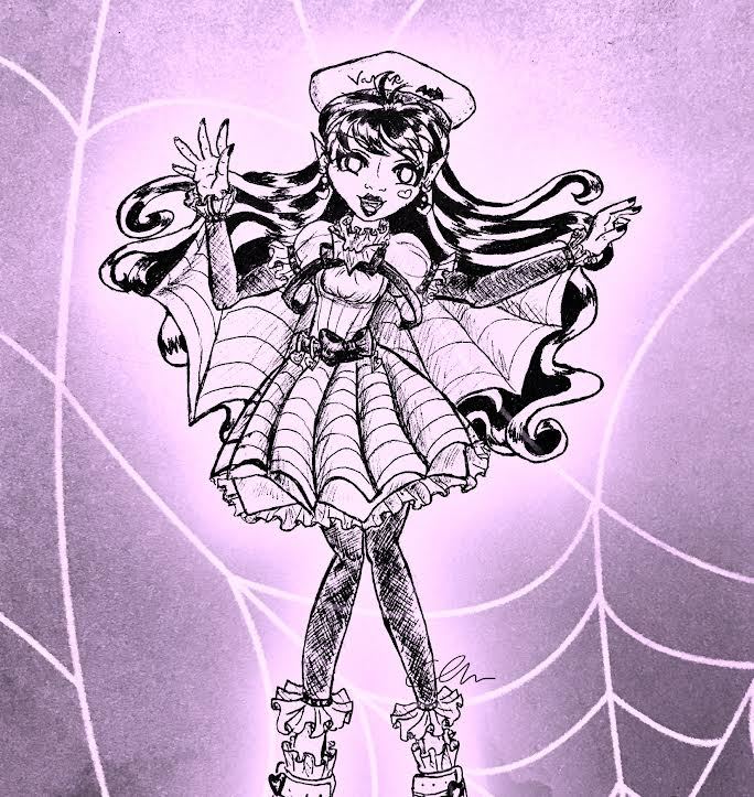 Cryptorias web â just a draculaura doodle because i love her haunt