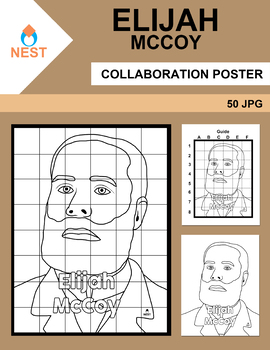 Elijah mccoy collaboration poster by elvia montemayor