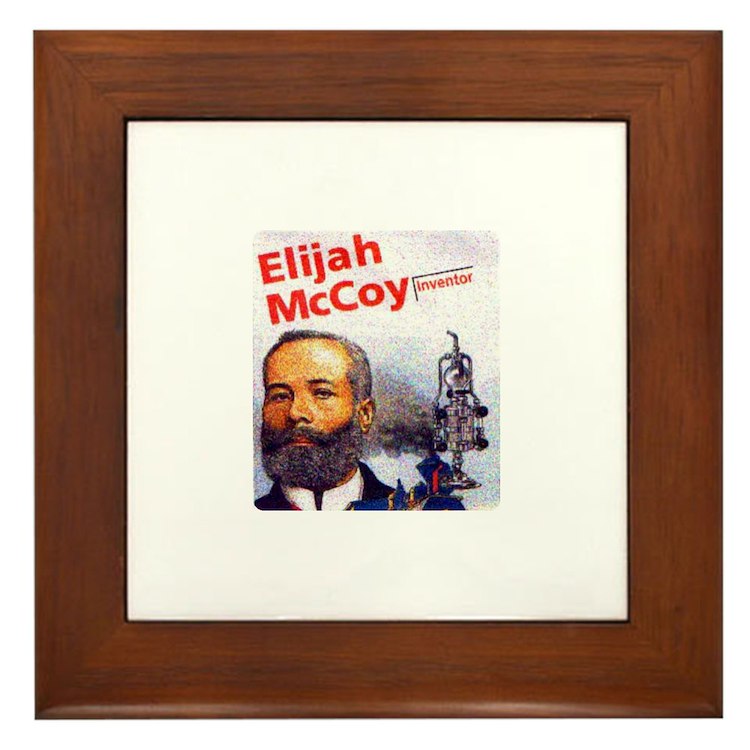Elijah mccoy framed tile