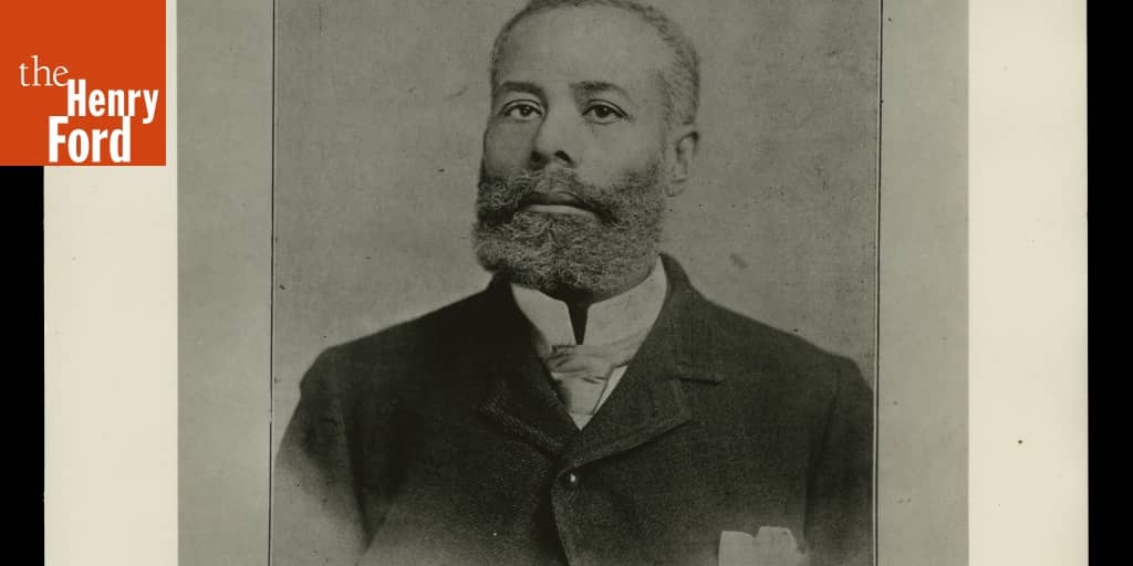 Portrait of inventor elijah mccoy circa