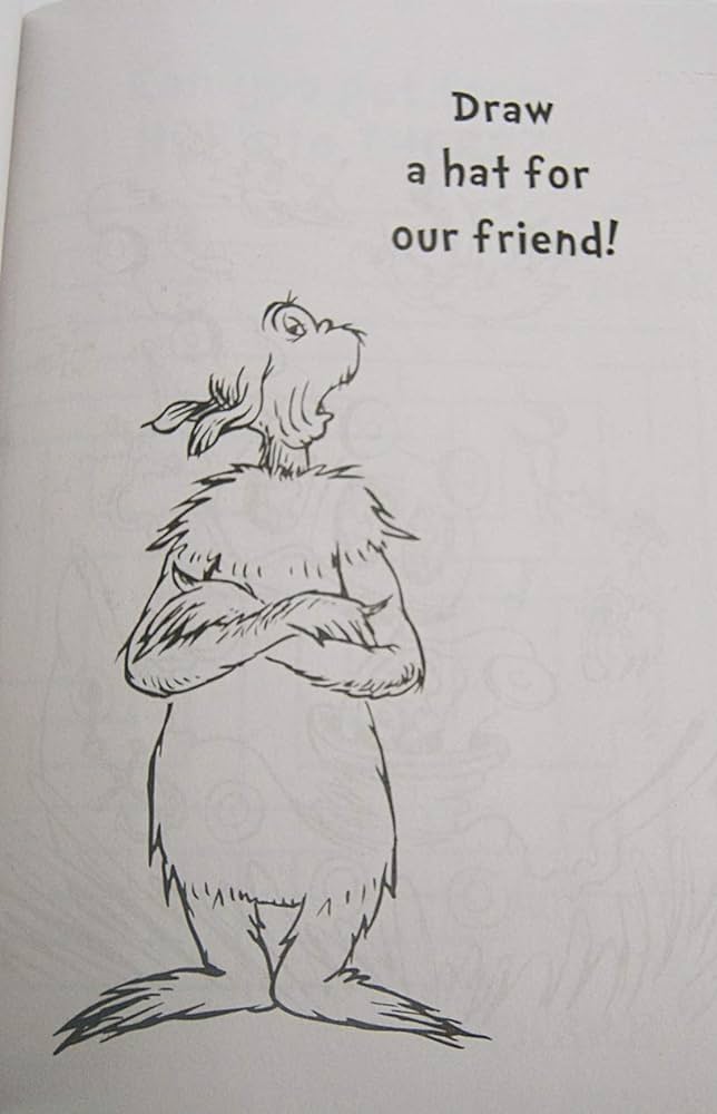 Dr seuss green eggs and ham coloring and activity book