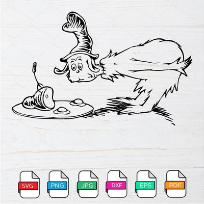 Green eggs and ham svg