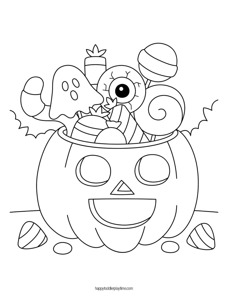 Halloween coloring pages for kids