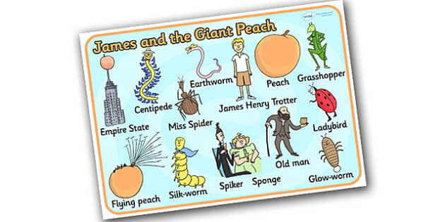 James and the giant peach louring pages teacher made
