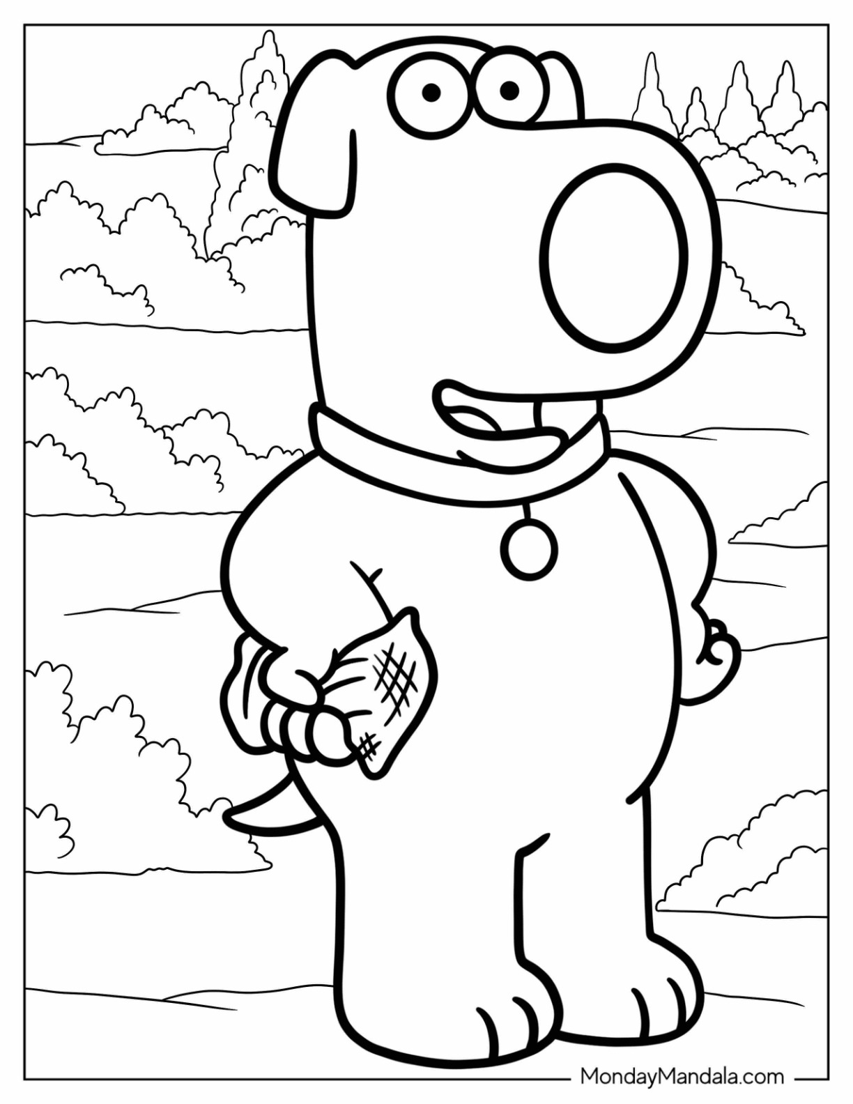 Family guy coloring pages free pdf printables