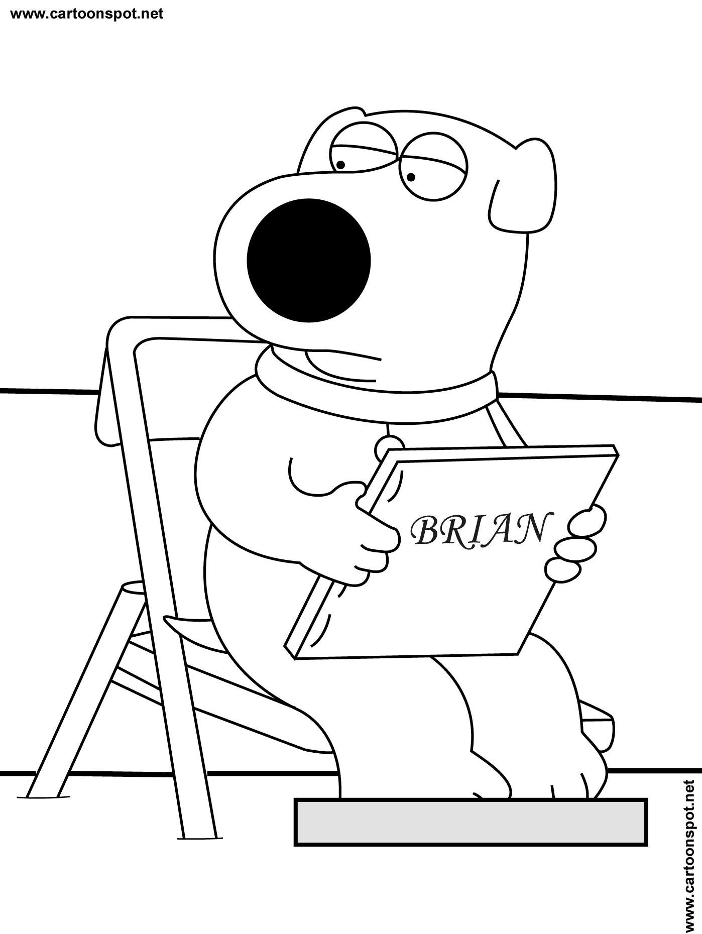 Family guy page family guy spot coloring pages