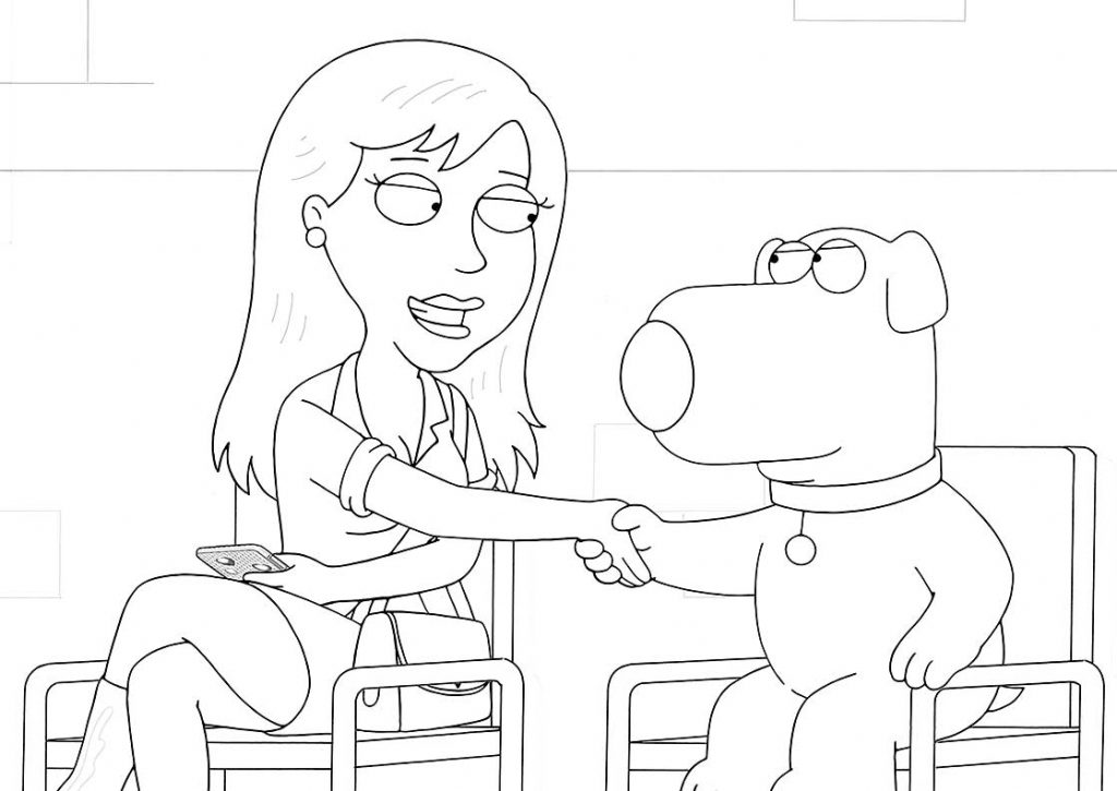 Family guy coloring pages â having fun with children