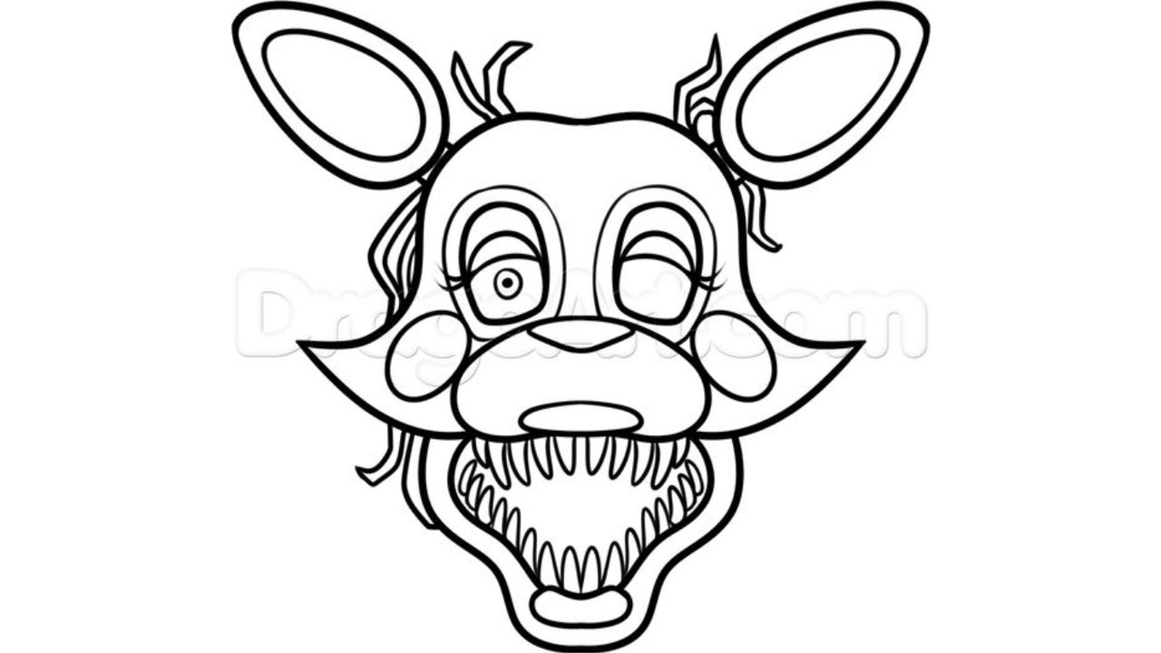 Fnaf coloring page by angeladesalvatore on