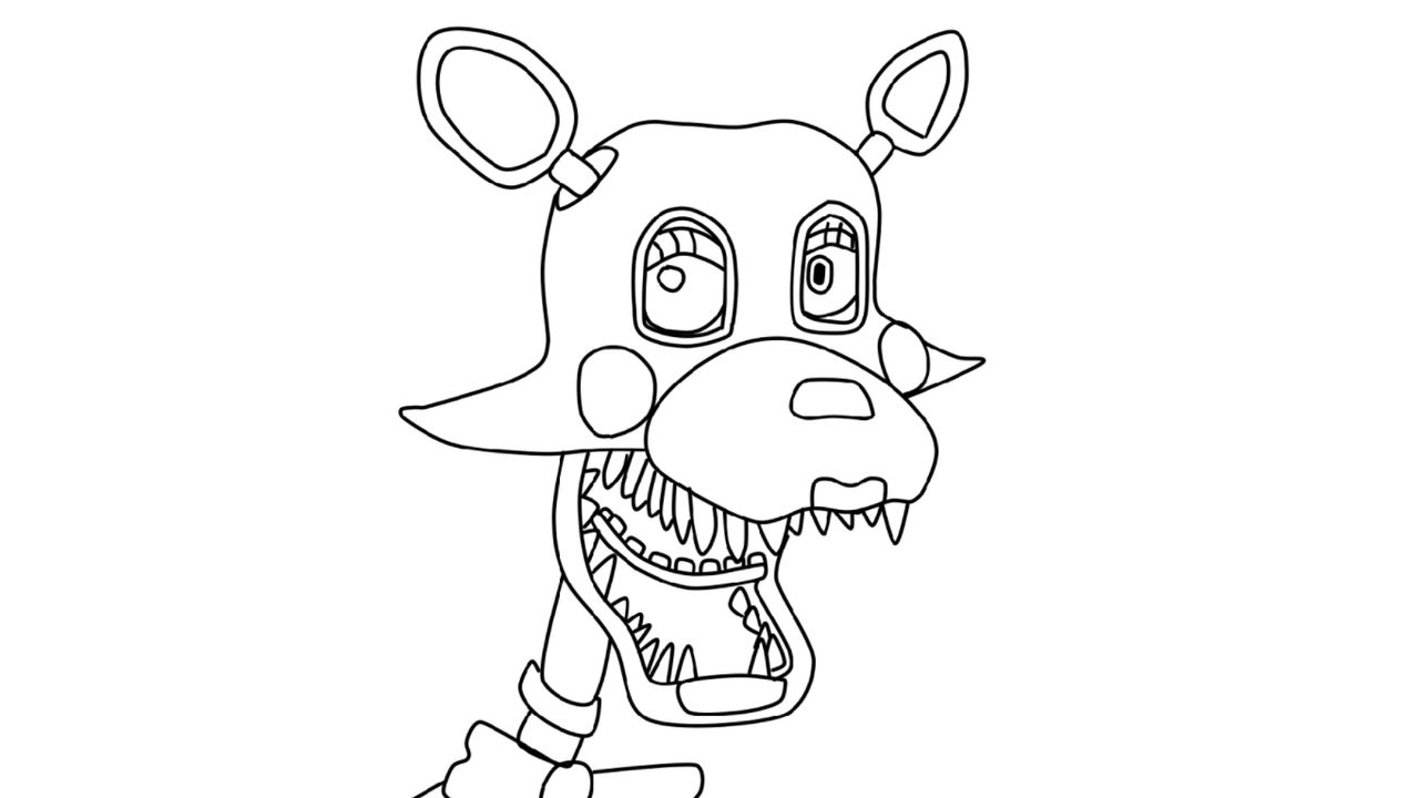 Fnaf coloring page by angeladesalvatore on