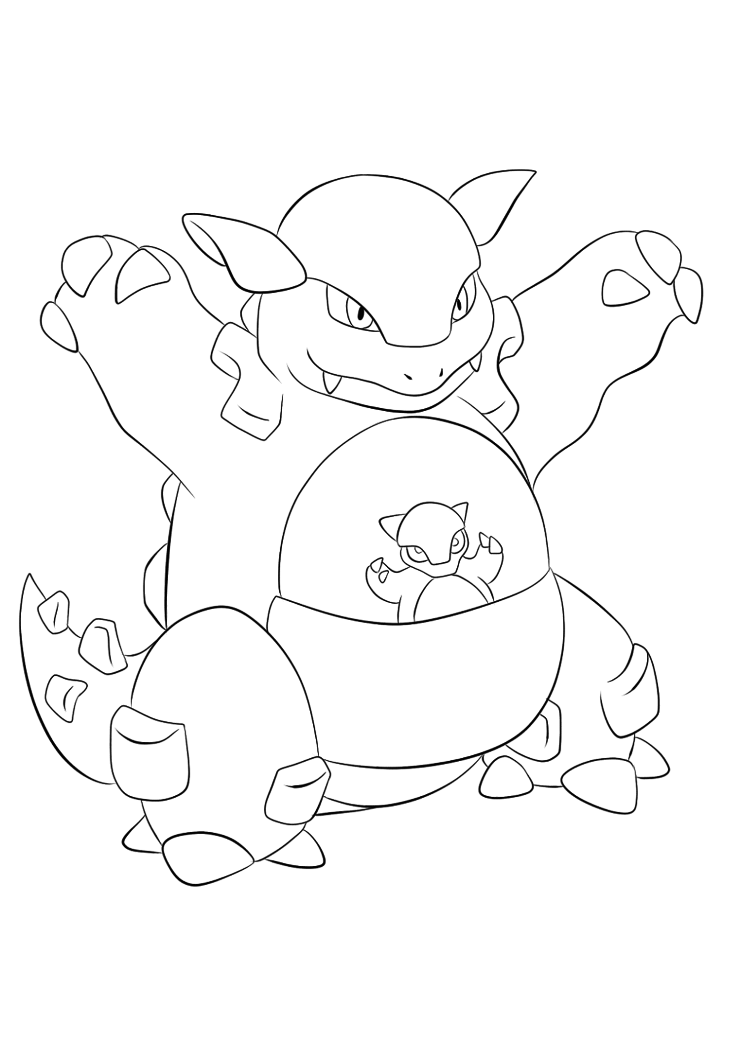 Kangaskhan no pokemon generation i