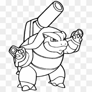 Mega blastoise coloring pages