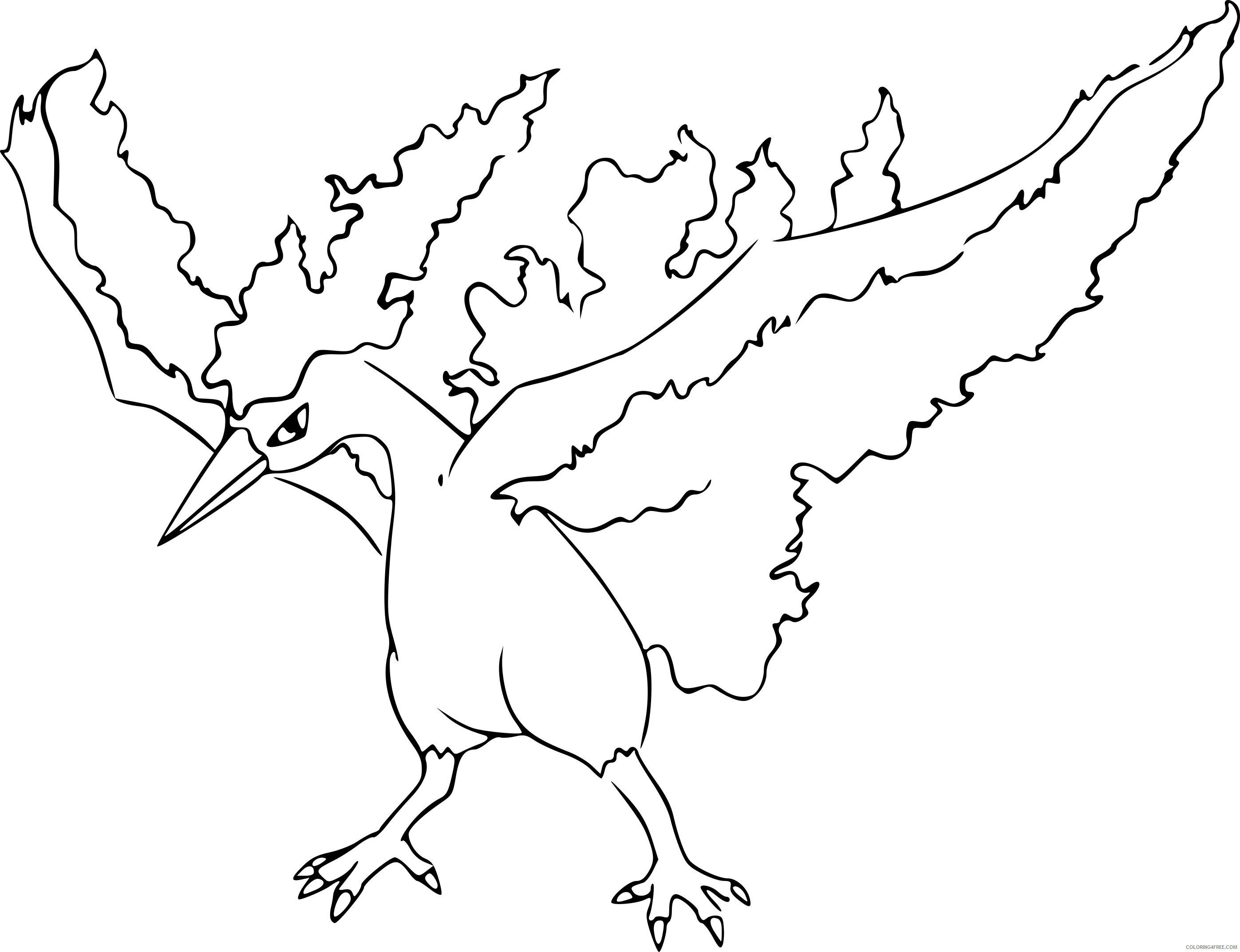 Pokemon moltres coloring pages â through the thousands of photographs on the web concerning pokemon molâ pokemon coloring moltres pokemon pokemon coloring pages