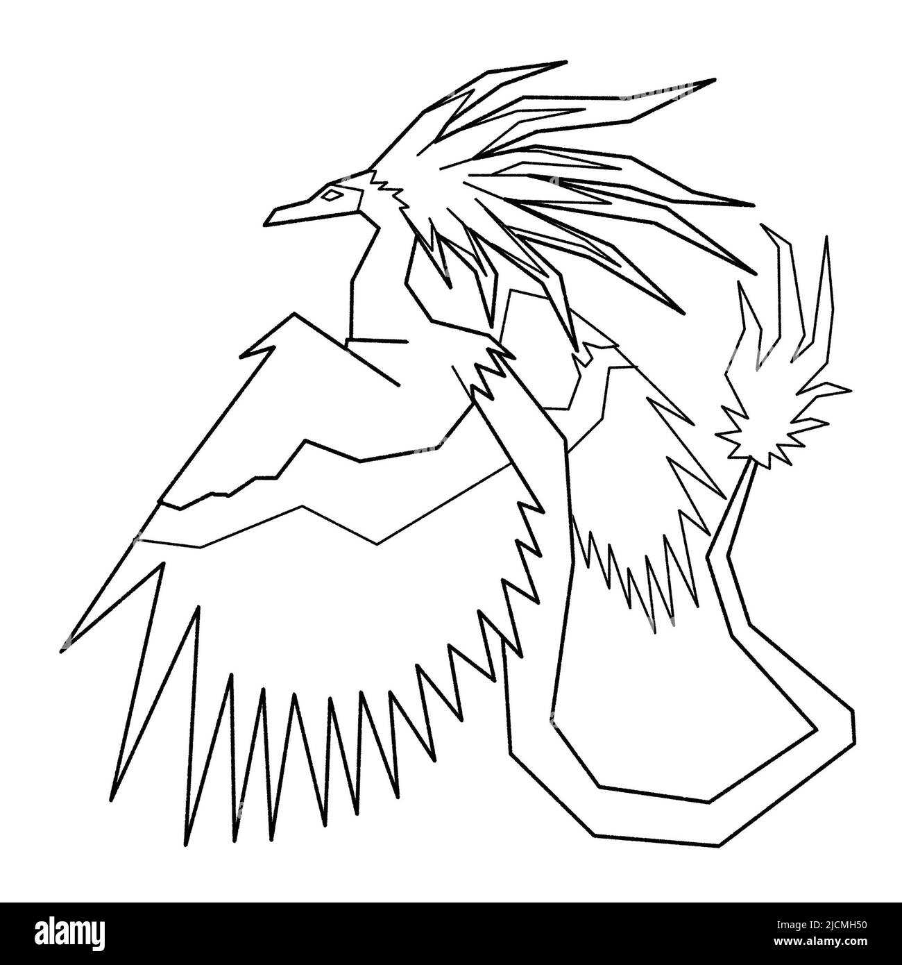 Dragon coloring cut out stock images pictures