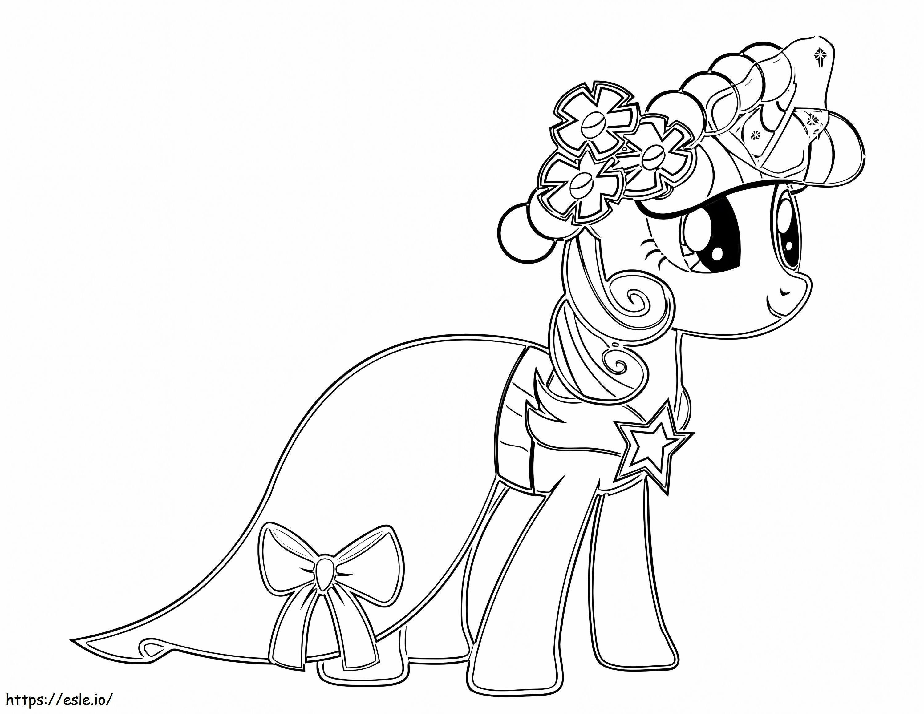 My little pony twilight sparkle coloring page