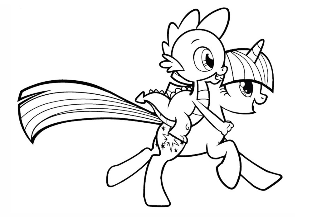 Twilight sparkle coloring pages to download and print for free