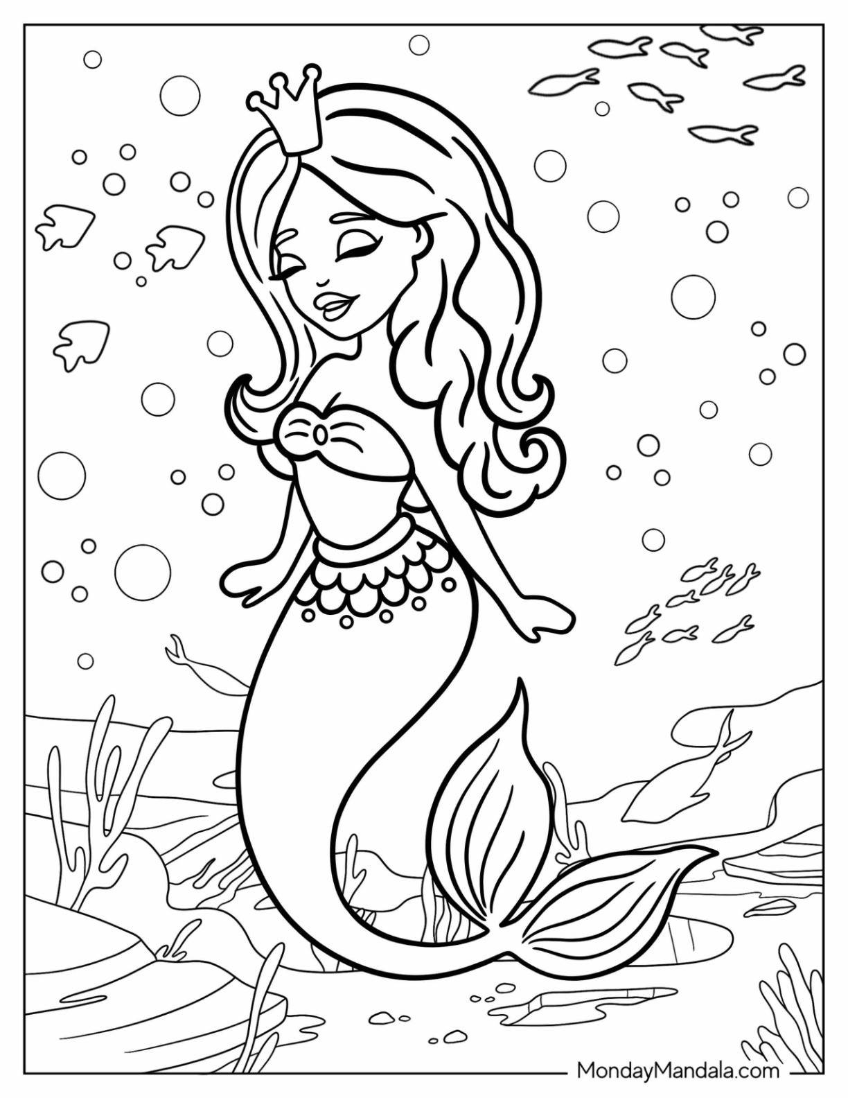 Princess coloring pages free pdf printables