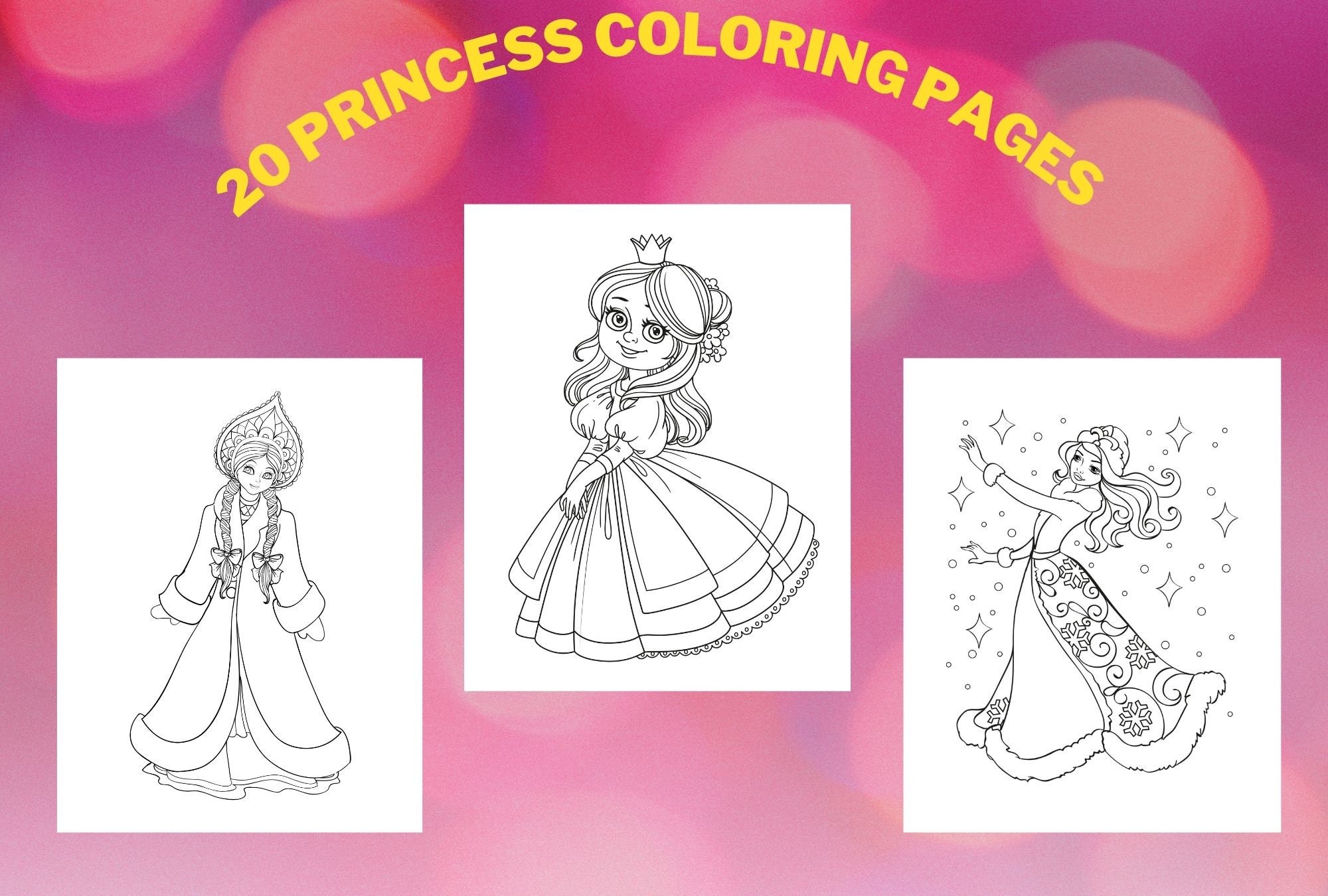 Princess coloring book princess pictures to print for childrens coloring books for boys girls