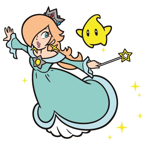 Princess rosalina coloring page