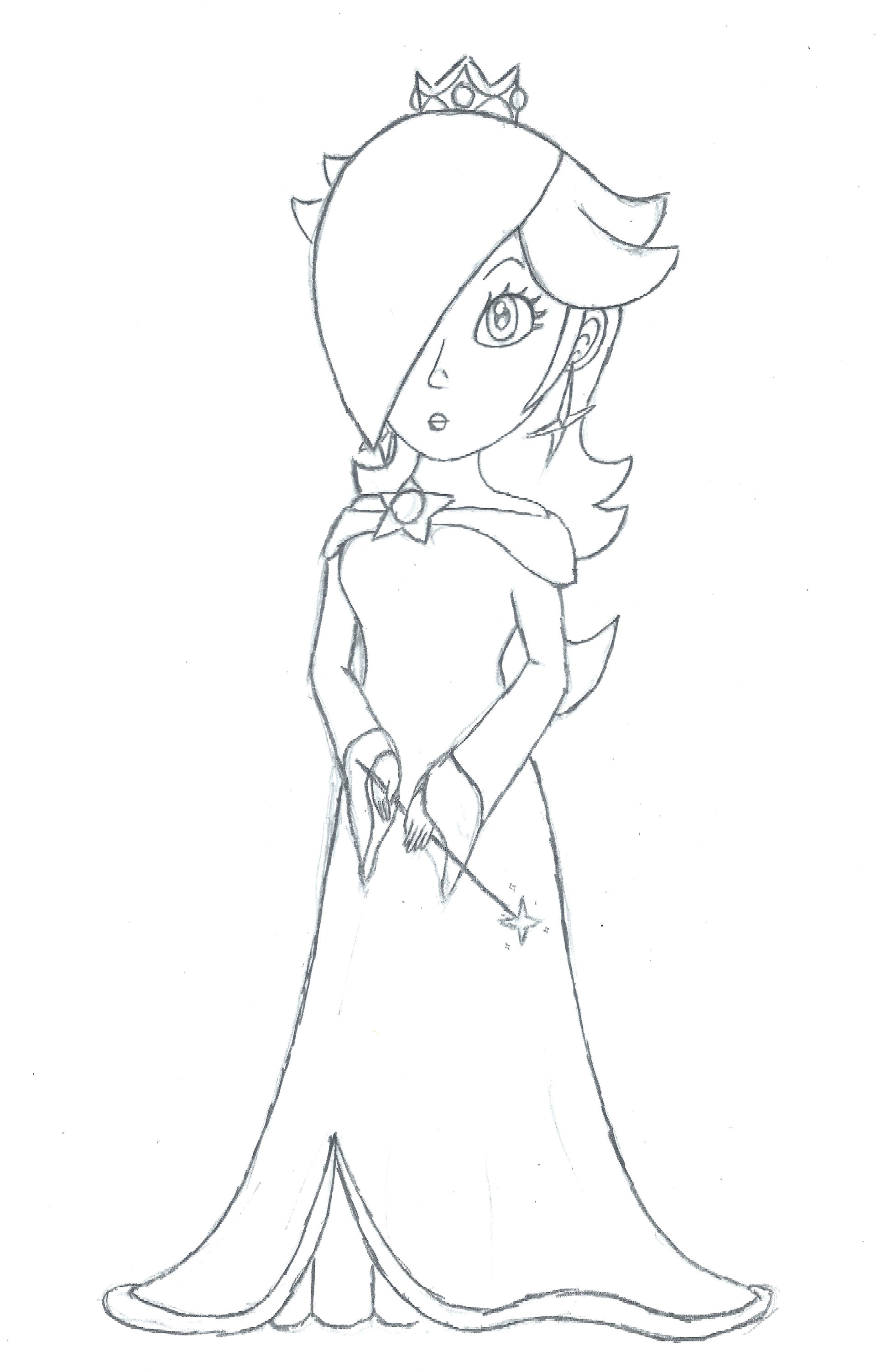 My final attempt at drawing rosalina by kademowfive on