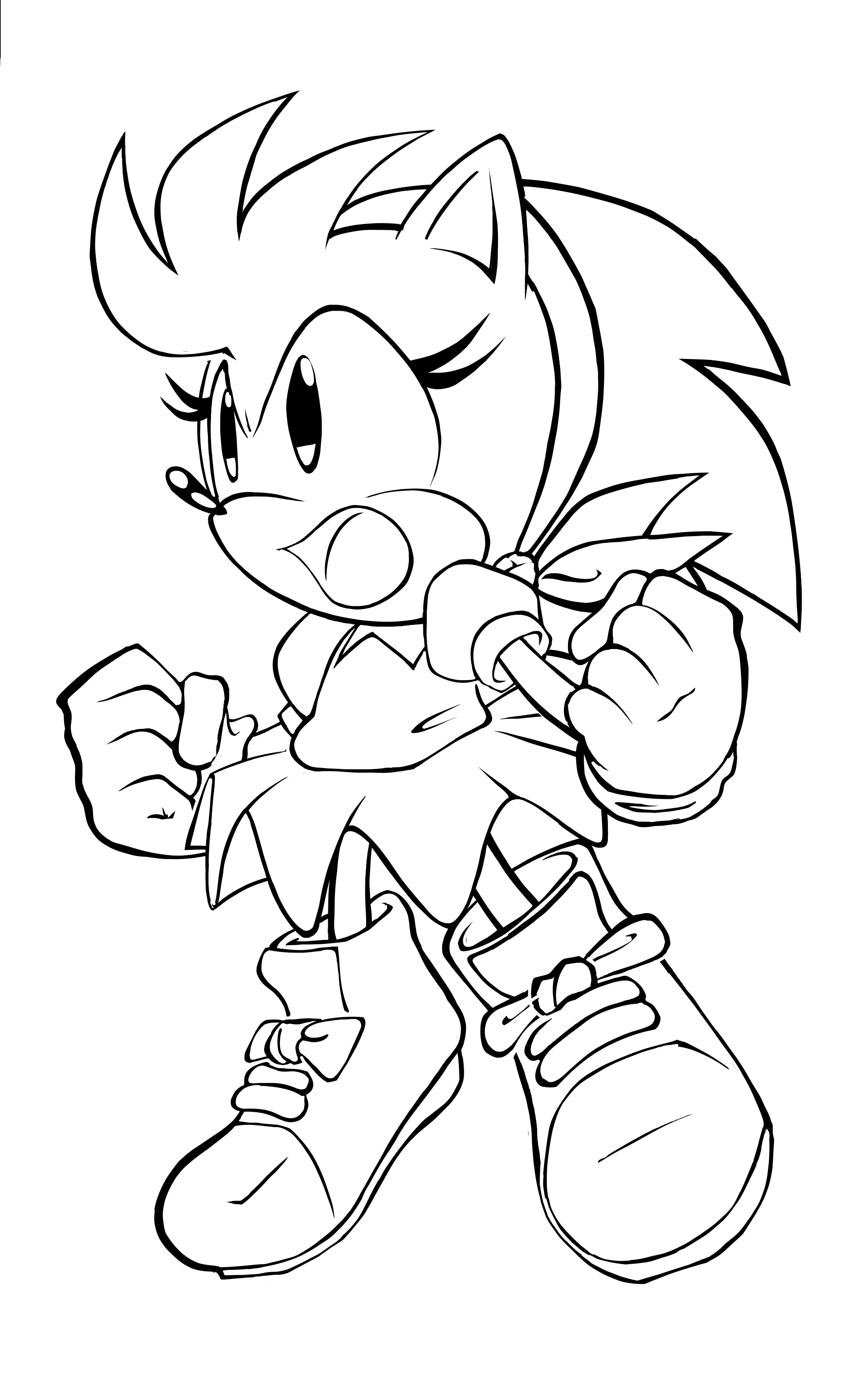 Tobikage on x super amy lineart for coloring enthusiasts httpstcokqzbhybn x