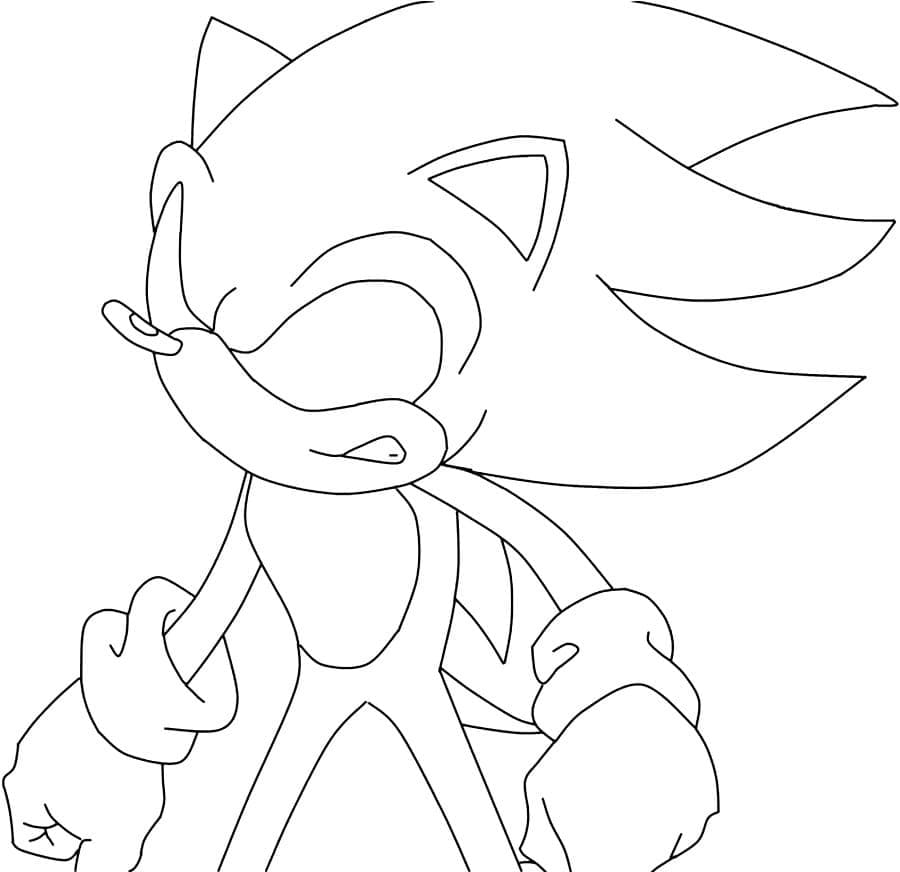 Sonic coloring pages
