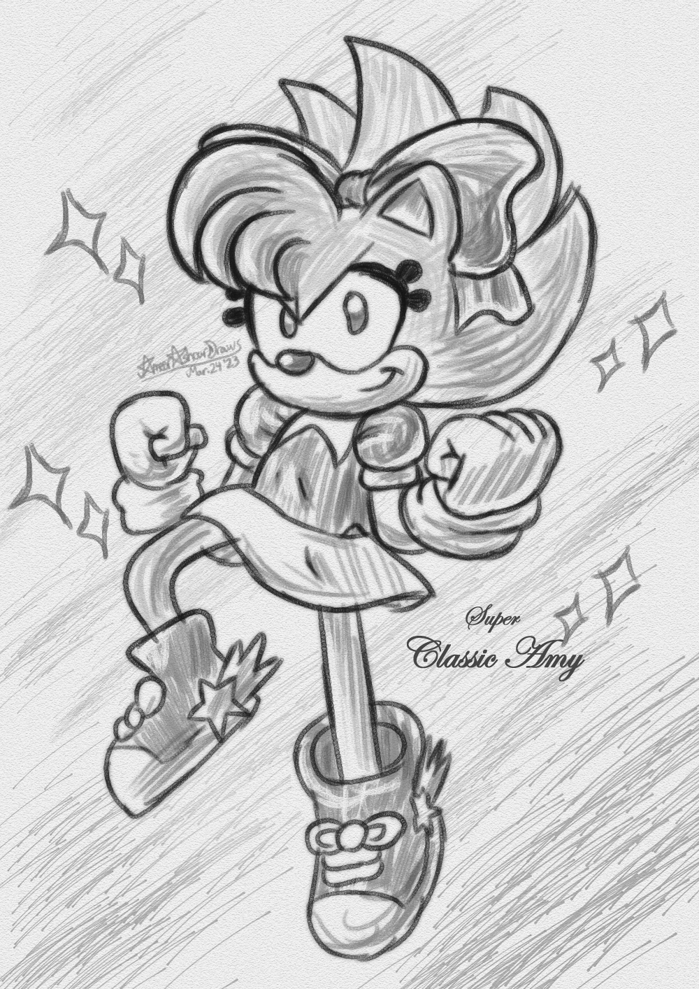 Super classic amy by ameerashourdraws on