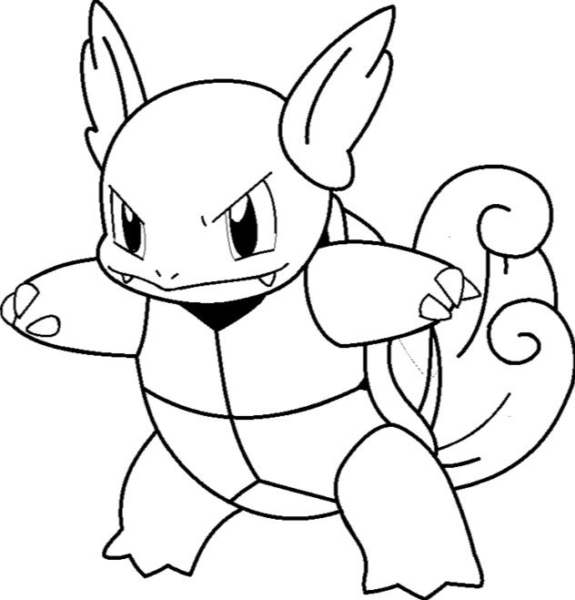 Wartortle outline pokemon coloring pages pokemon coloring pokemon coloring sheets