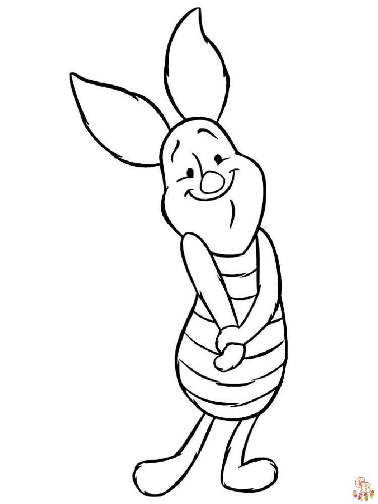 Free piglet coloring pages for kids to print