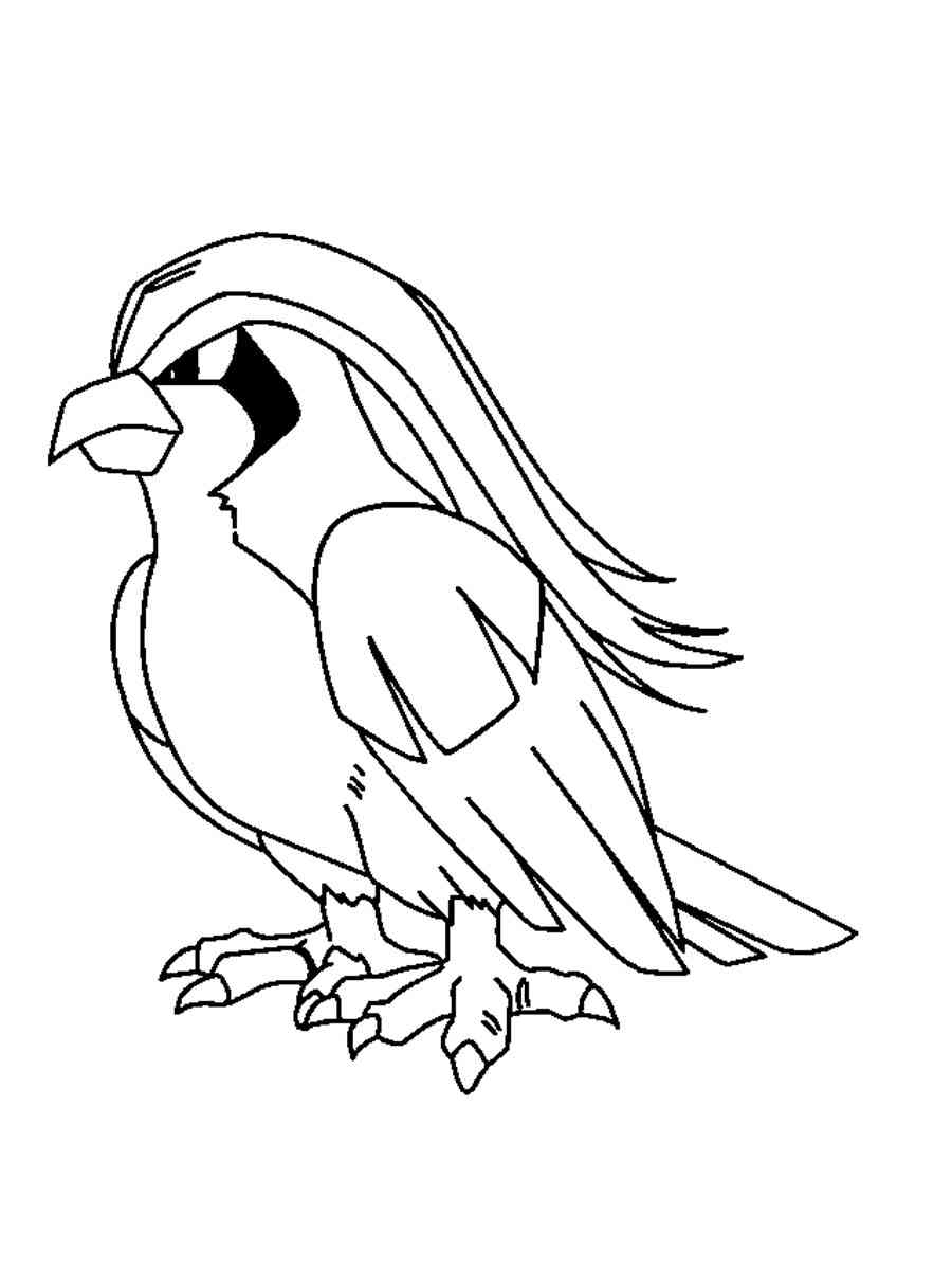 Pokemon pidgeotto coloring pages