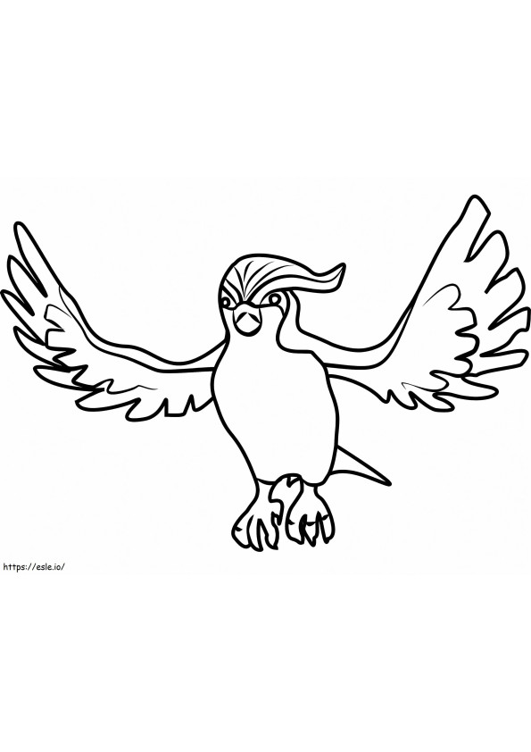 Pidgeot pokemon go coloring page