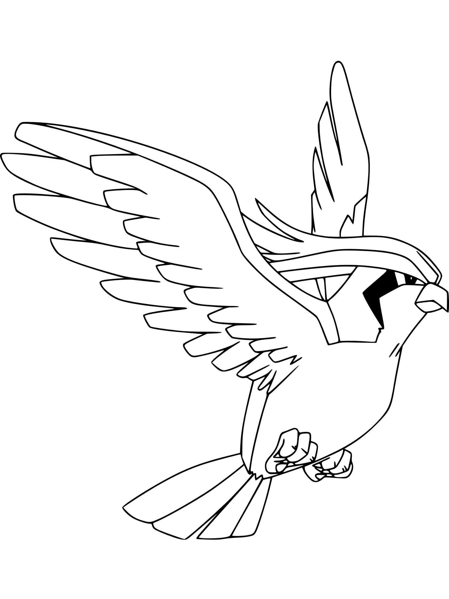 Pokemon pidgeotto coloring pages