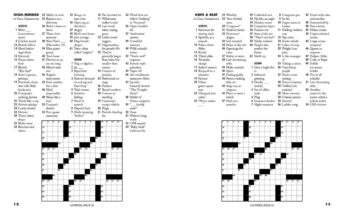 Easy as pie crosswords totally easy â tomfoolery toys and books
