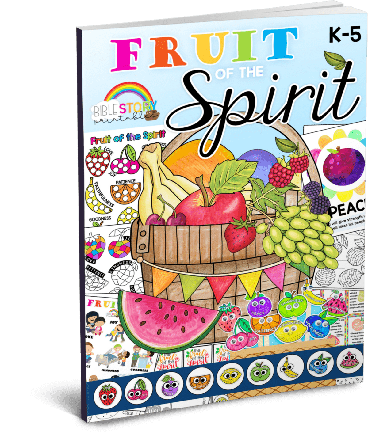 Fruit of the spirit bible activity pack