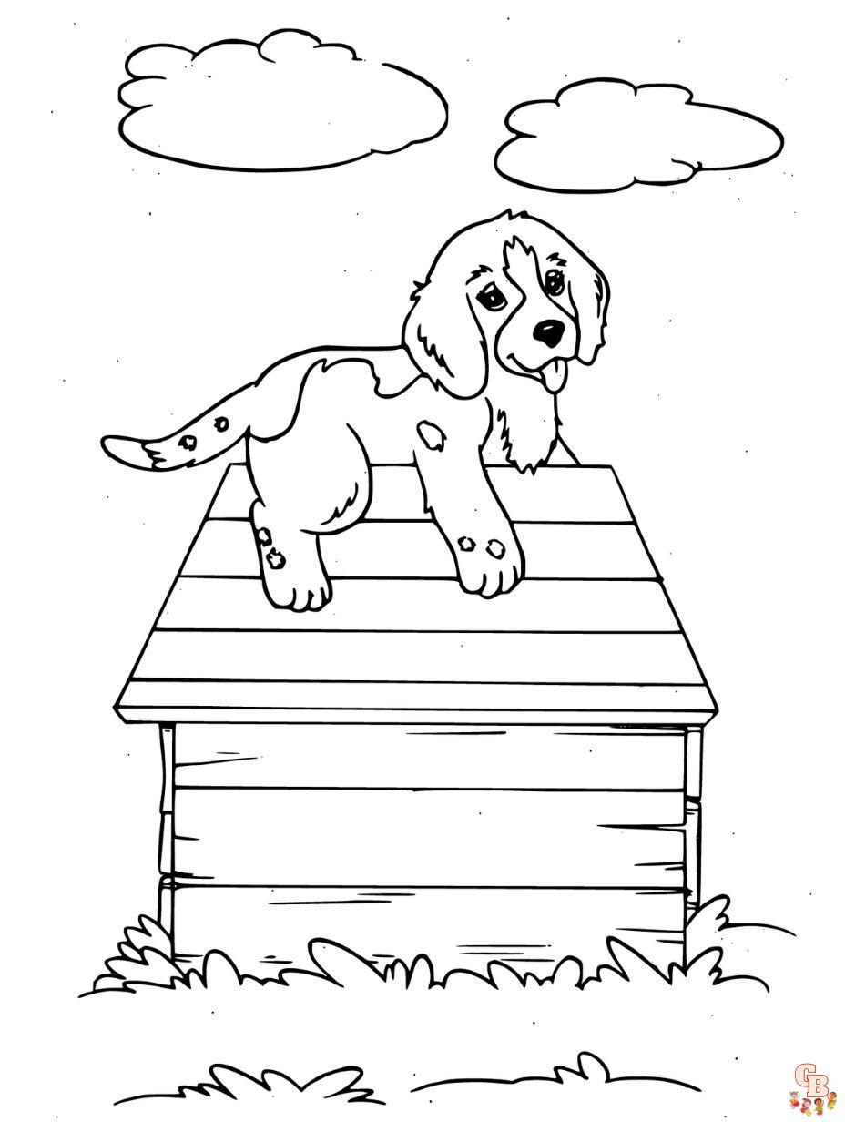 Dogs coloring pages to print