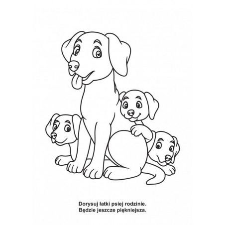 Coloring page a dogs cards martel