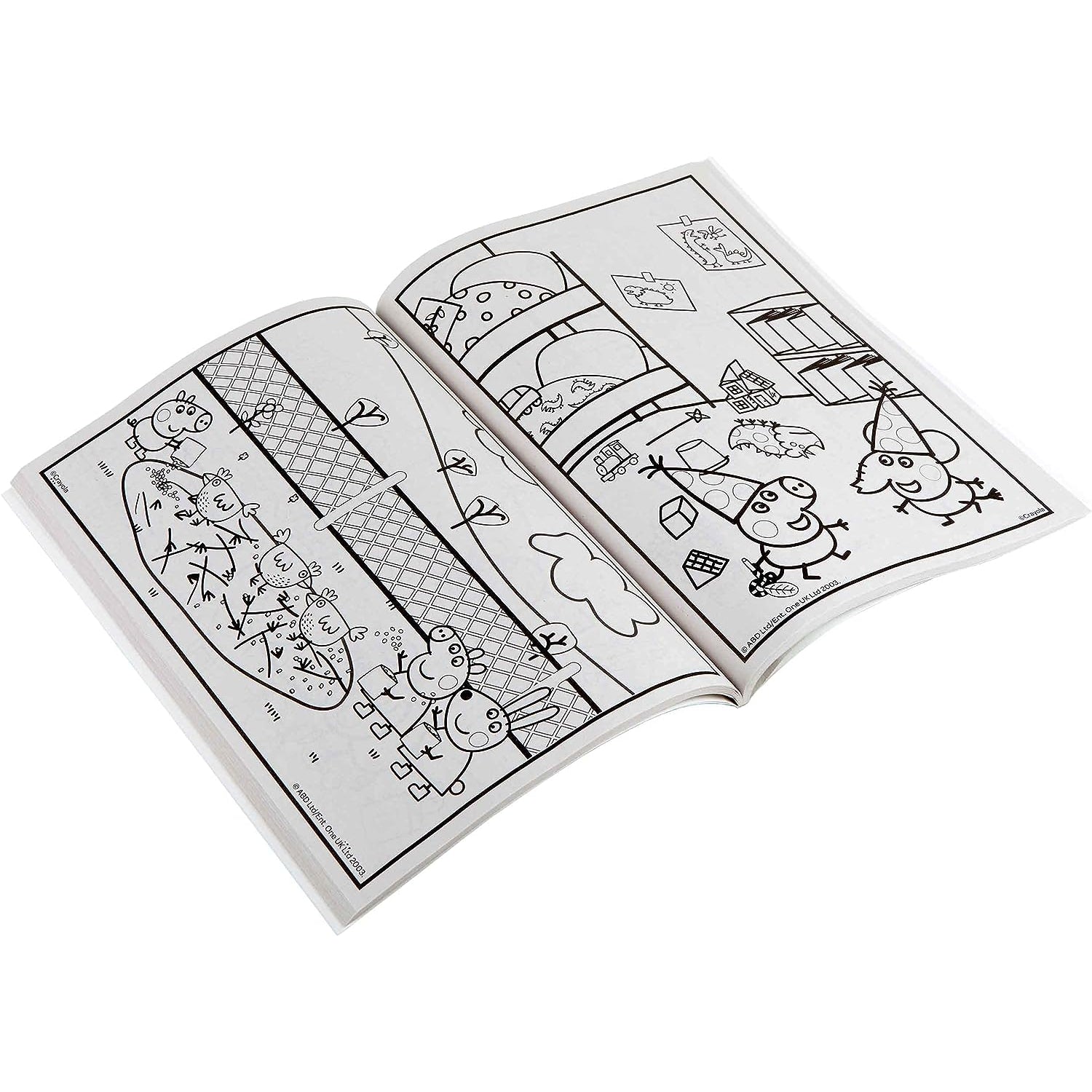 Crayola peppa pig coloring book with stickers gift for kids pages â sd kids