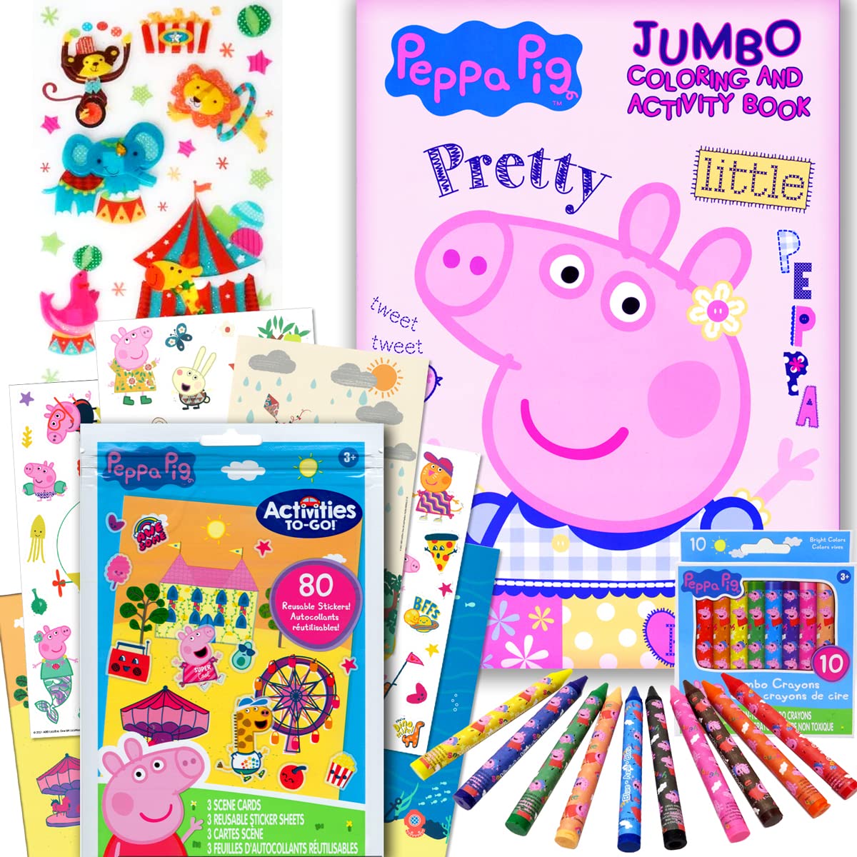 Buy peppa pig colorg and activity book super set for kids