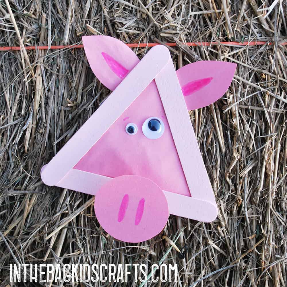Easy pig craft with free template â in the bag kids crafts