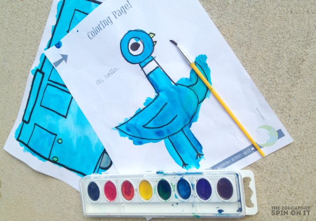 Pigeon and bus activities inspired by mo willems