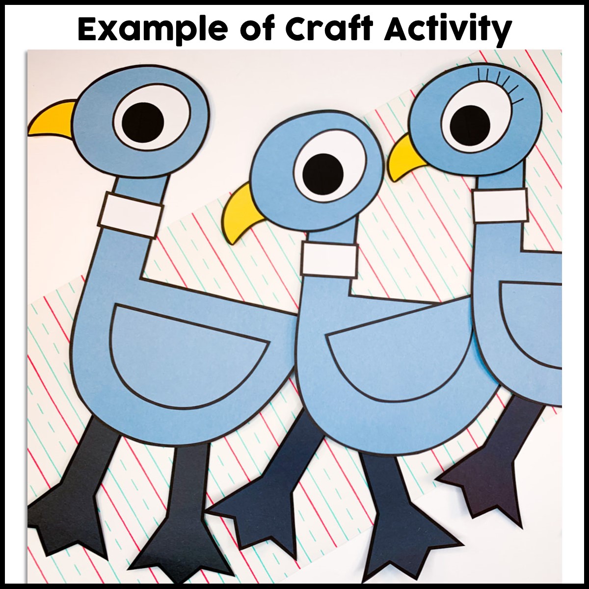 Pigeon craft activity
