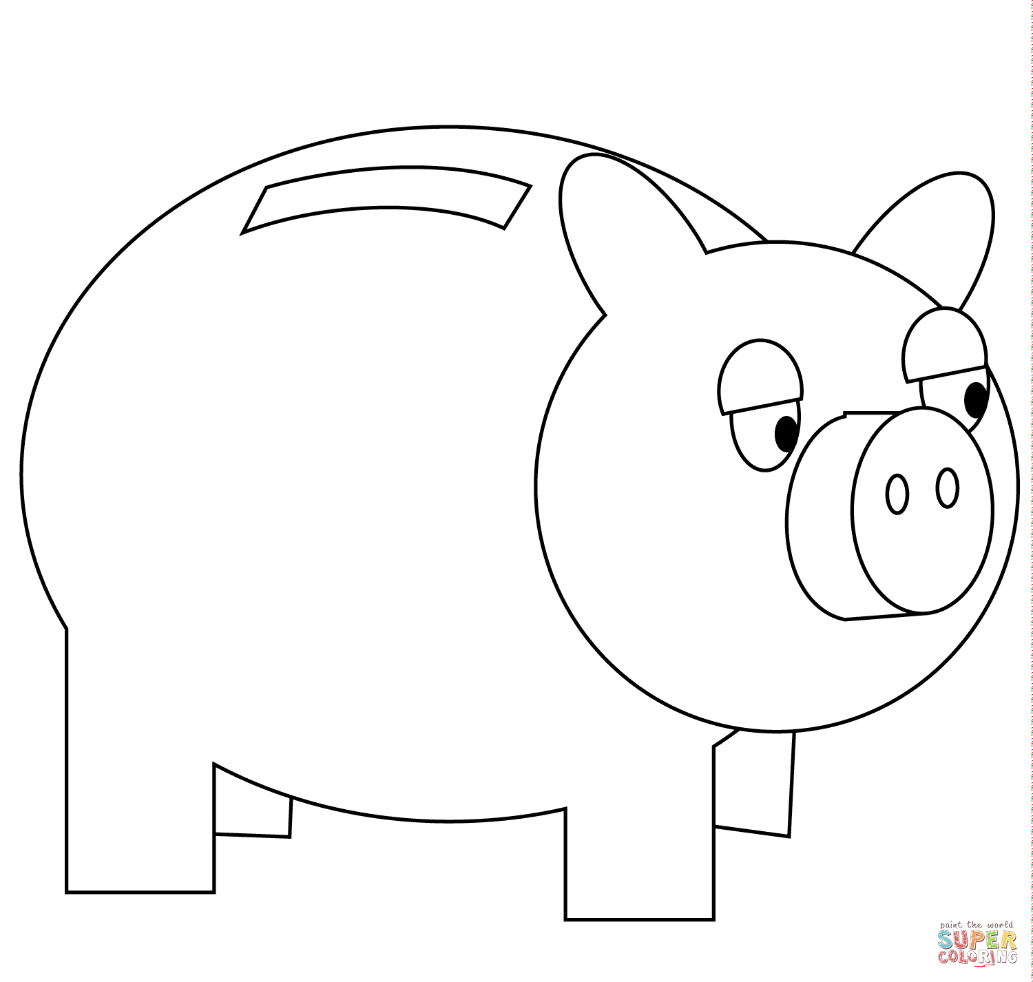 Piggy bank coloring page free printable coloring pages free printable coloring pages free printable coloring piggy bank