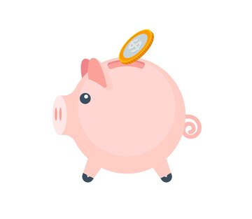 Premium vector piggy bank vector isolated icon emoji illustration piggy bank vector emoticon