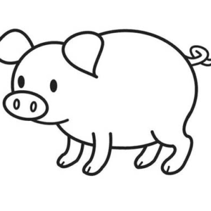 Pig coloring pages printable for free download