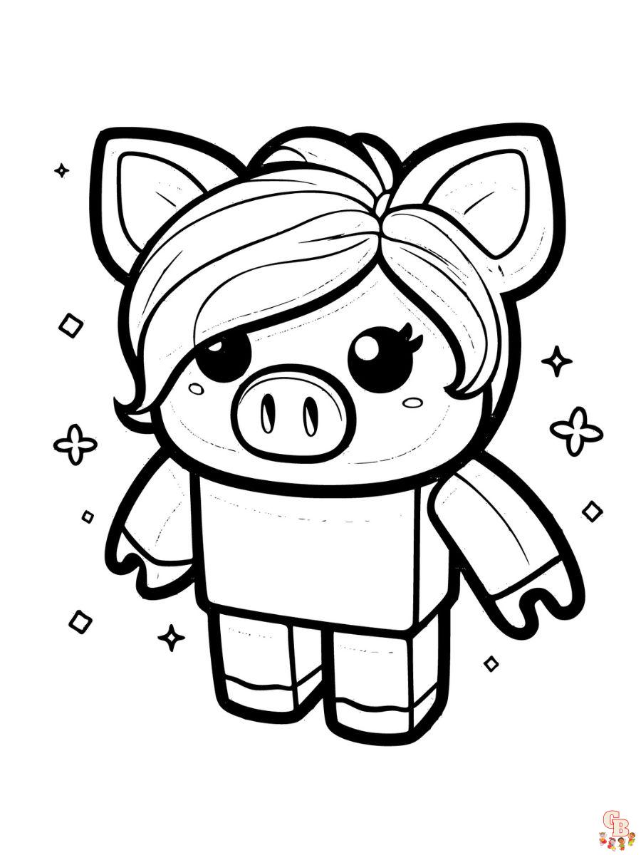 Free roblox coloring pages for kids to print