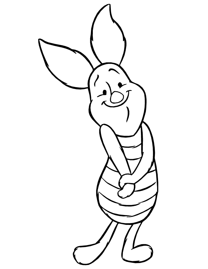 Piglet coloring pages
