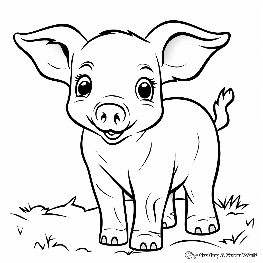 Piglet coloring pages
