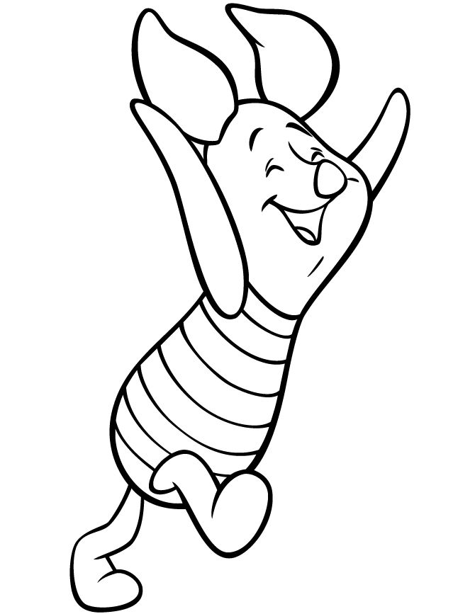 Piglet coloring pages