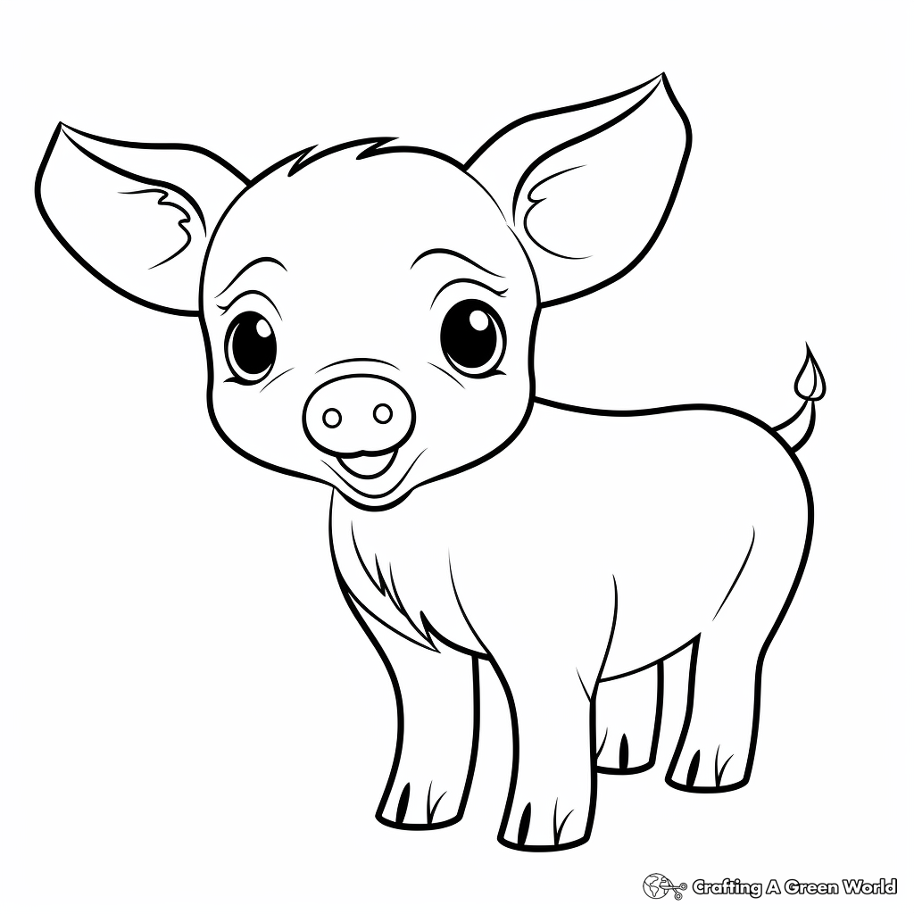 Piglet coloring pages