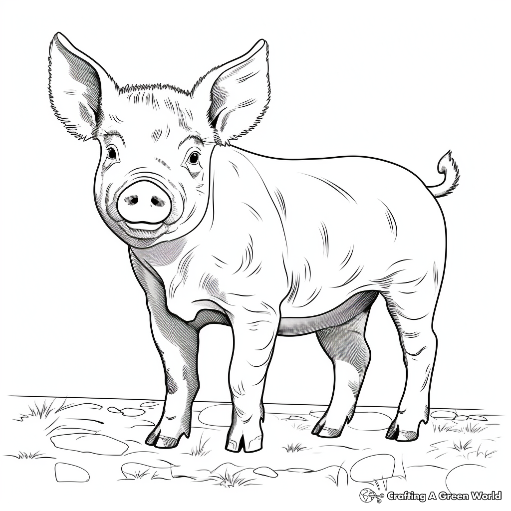 Piglet coloring pages